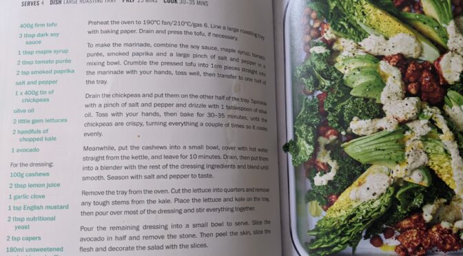 Tofu “bacon” ceasar salad