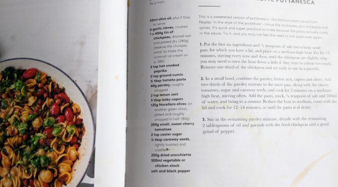 One-pan orecchiette puttanesca